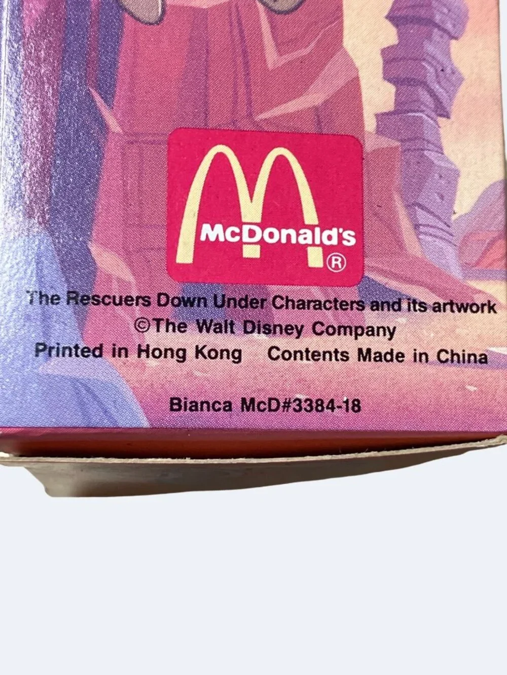 McDonald's Disney Rescuers Miss Bianca Christmas Ornament Never Opened 1999